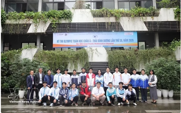 Le Vietnam se hisse au 7e rang des Olympiades de mathématiques Asie-Pacifique 2026