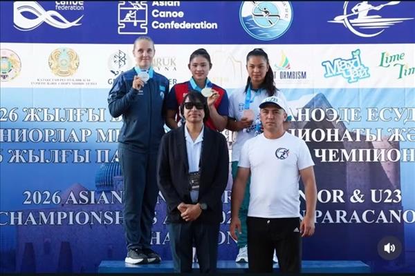 La Vietnamienne Diêp Thi Huong remporte trois titres asiatiques en canoë-kayak