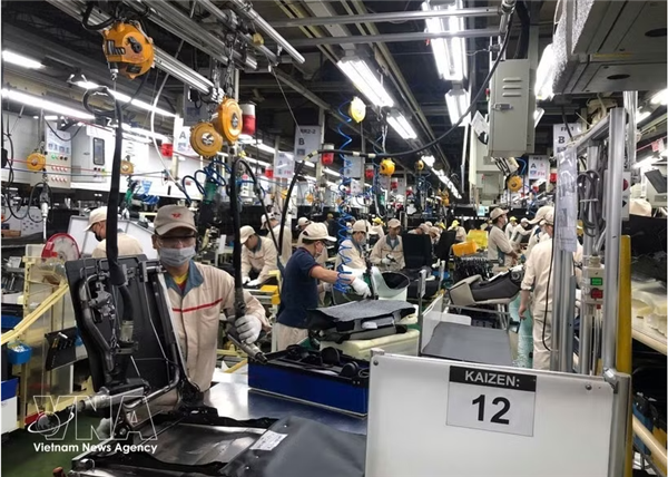 La production industrielle du Vietnam au plus haut en cinq mois depuis quatre ans