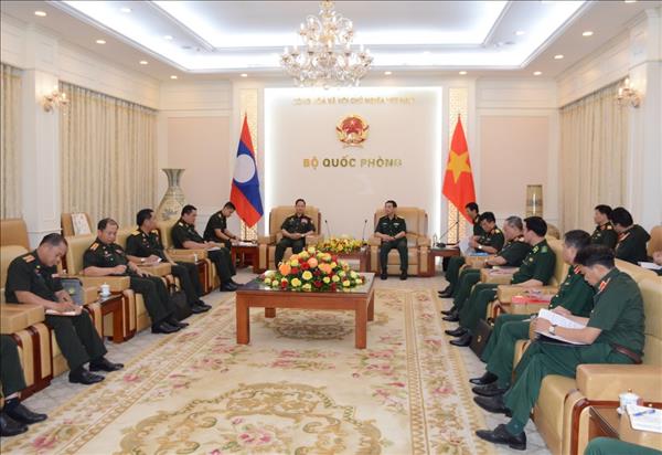 ກ​ານ​ຮ່ວມ​ມື​ດ້ານ​ປ້ອງ​ກັນ​ຊາດ​ແມ່ນ​ເສົ​າ​ຄ້ຳ​ສຳ​ຄັນ​ໃນ​ສາຍ​ພົວ​ພັນ​ແບບ​ສາ​ມັກ​ຄີ​ແບບ​ພິ​ເສດ ຫວຽດ​ນາມ - ລາວ