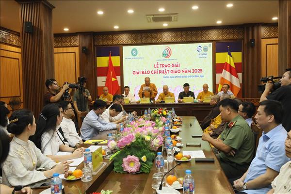 Lễ Trao giải Báo chí Phật giáo năm 2025