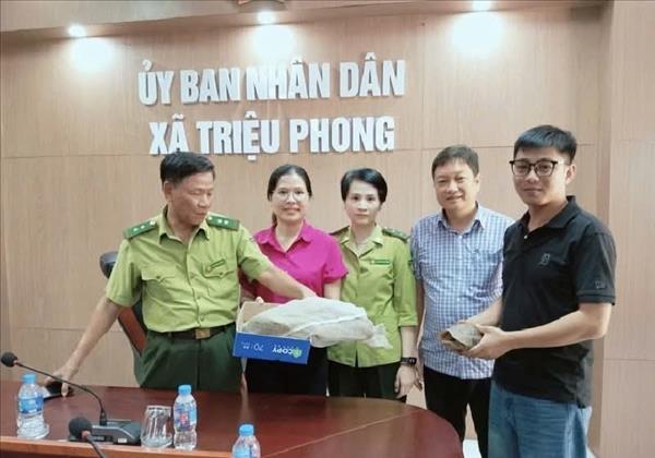 Five endangered wild animals rescued in Quang Tri