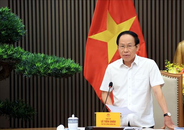 Phó Thủ tướng Lê Tiến Châu chủ trì họp góp ý vào 3 dự án luật