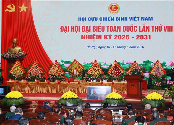 Khai mạc Đại hội đại biểu toàn quốc Hội Cựu chiến binh Việt Nam lần thứ VIII