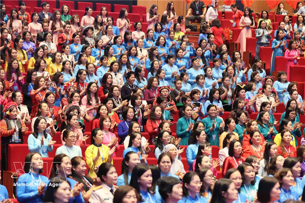 Inauguran el XIV Congreso Nacional de Mujeres de Vietnam