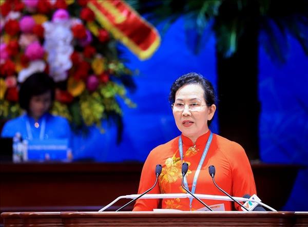 Le Thi Thuy re-elected President of Vietnam Womens Union