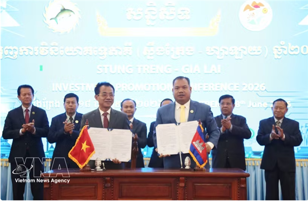 Vietnam–Cambodge : Gia Lai et Stoeng Treng dynamisent leur coopération économique