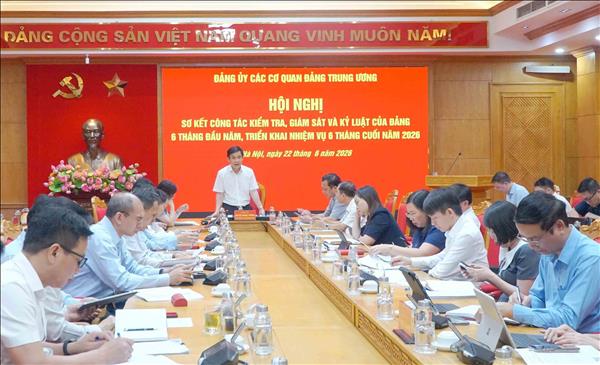 Đẩy mạnh giám sát trên dữ liệu trong công tác kiểm tra của Đảng