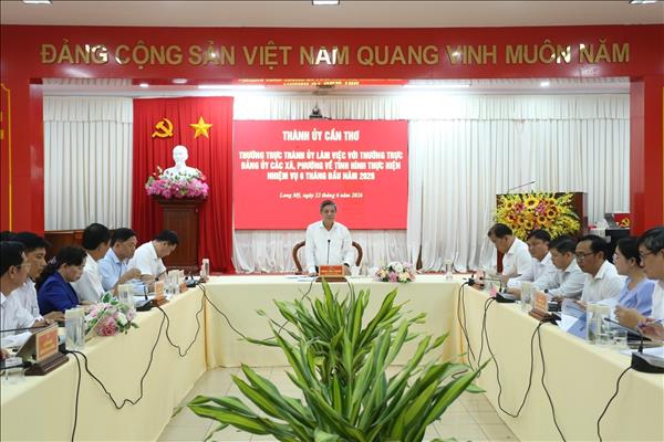 Rà soát, bố trí cán bộ đúng năng lực, quyết liệt thúc đẩy tăng trưởng kinh tế