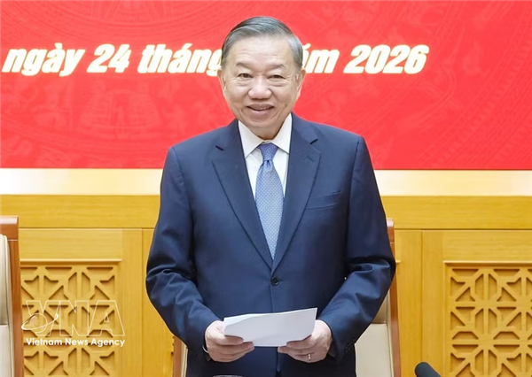越共中央总书记、国家主席苏林：提升战略预判能力，建设现代化军队
