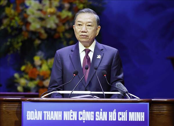 Phát biểu của Tổng Bí thư, Chủ tịch nước Tô Lâm tại Đại hội đại biểu toàn quốc Đoàn Thanh niên Cộng sản Hồ Chí Minh lần thứ XIII