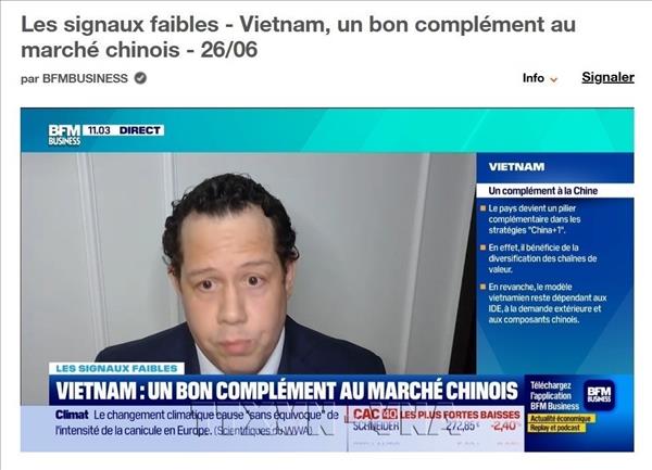 Chuyên gia Pháp đánh giá cao triển vọng phát triển của Việt Nam