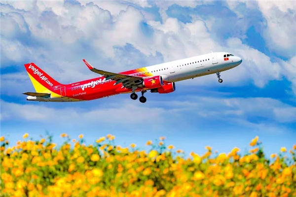 越捷航空计划今年8月起恢复5条直飞大叻航线