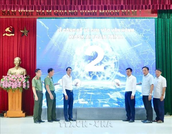 Thanh Hoa introduces AI kiosk to streamline public administrative procedures