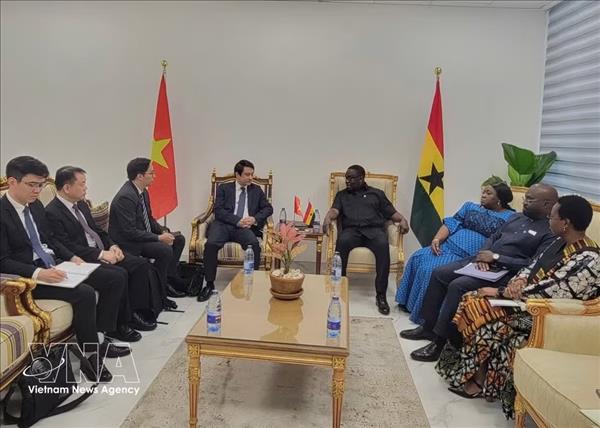 Vietnam et Ghana renforcent leur coopération dans des secteurs à fort potentiel