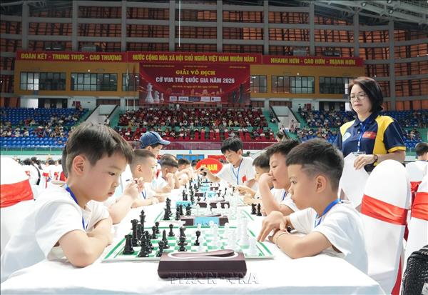 Gần 1.300 kỳ thủ tranh tài tại Giải vô địch Cờ vua trẻ quốc gia 2026