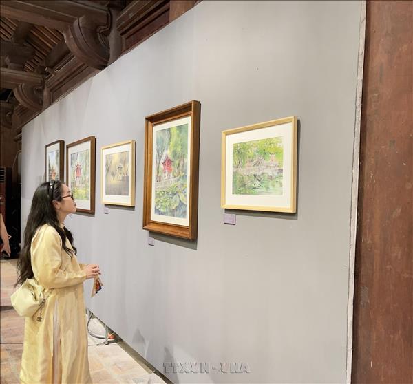 60 tác phẩm nghệ thuật tôn vinh giá trị Văn Miếu - Quốc Tử Giám