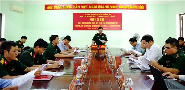 Hoàn thiện các bước quan trọng trước khi tìm kiếm hài cốt liệt sĩ tại Câu Nhi (Quảng Trị)