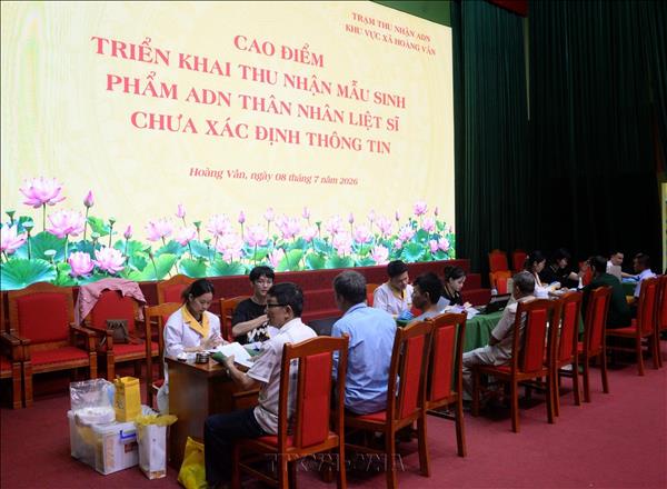 Bắc Ninh hoàn thành chiến dịch cao điểm thu nhận mẫu ADN cho thân nhân liệt sĩ chưa xác định danh tính
