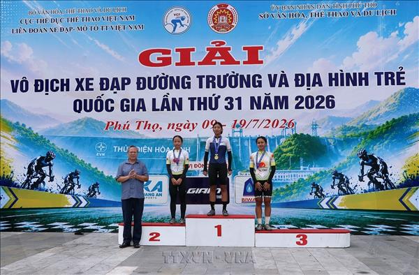 Đoàn Hà Nội dẫn đầu nội dung xe đạp địa hình trẻ quốc gia lần thứ 31 năm 2026