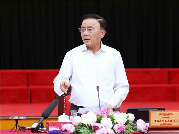 Thường trực Ban Bí thư Trần Cẩm Tú chủ trì Hội nghị giao ban quý II/2026