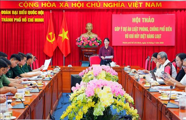 Ban hành Luật Phòng, chống phổ biến vũ khí hủy diệt hàng loạt là cần thiết để đáp ứng thực tiễn