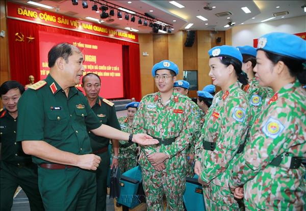 Bàn giao Bệnh viện dã chiến cấp 2.8 từ Học viện Quân y về Cục Gìn giữ hòa bình Việt Nam