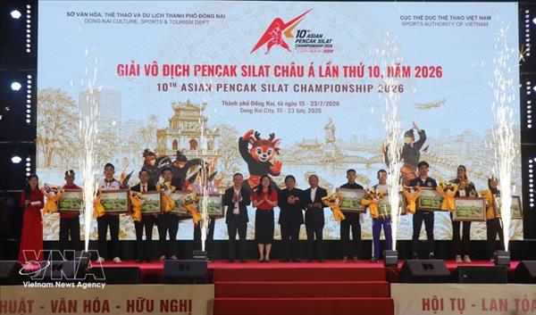 10e Championnat dAsie de pencak silat : ouverture à Dông Nai