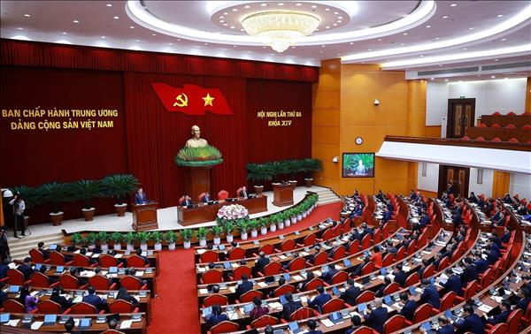 Khai mạc trọng thể Hội nghị lần thứ ba Ban Chấp hành Trung ương Đảng khóa XIV