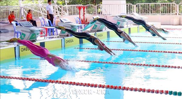 Giải Bơi và Lặn vô địch trẻ quốc gia: Đoàn Thành phố Hồ Chí Minh thắng lớn
