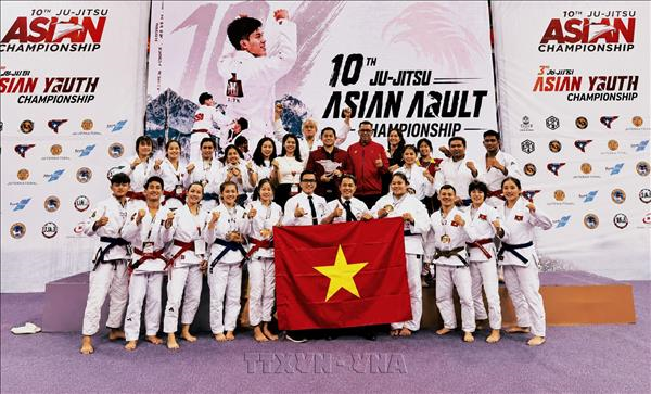 Campeonato Asiático de Jujitsu - Vietnam gana 12 medallas de oro, ocupa el segundo lugar