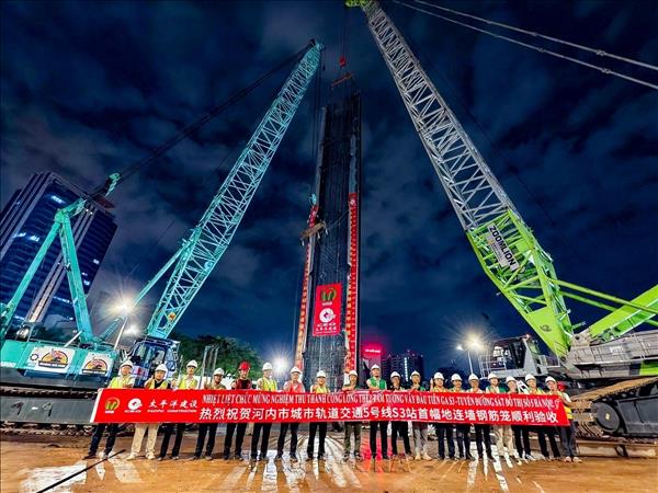 Hanoi avanza en la construcción de la línea de ferrocarril urbano número 5