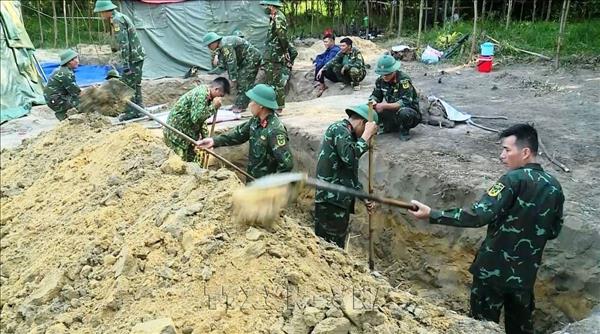 Quy tập 10 hài cốt liệt sĩ Trung đoàn 88 tại Câu Nhi