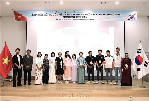 Vietnamese association launched in RoKs Asan to strengthen community ties