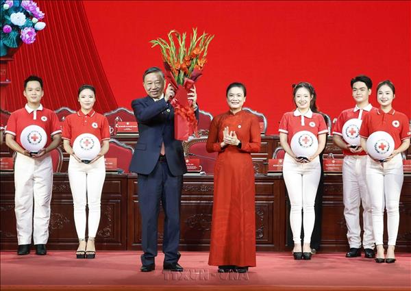 Khai mạc Đại hội đại biểu toàn quốc Hội Chữ thập đỏ Việt Nam lần thứ XII: Tổng Bí thư , Chủ tịch nước Tô Lâm giữ cương vị Chủ tịch danh dự