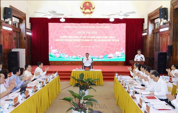 Xây dựng hệ thống Tòa án nhân dân ngày càng chuyên nghiệp, hiện đại, liêm chính