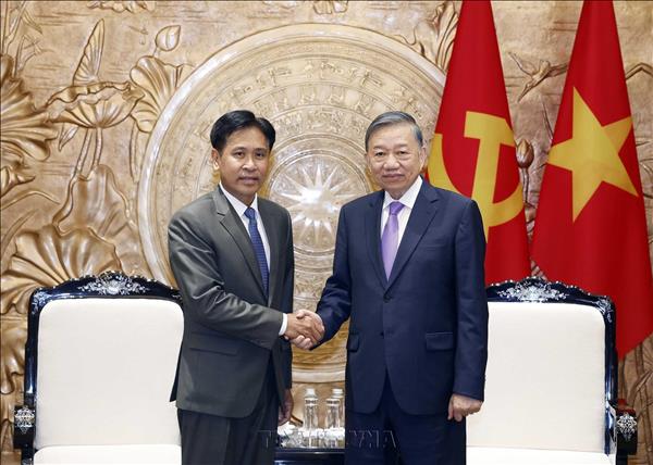 Tổng Bí thư, Chủ tịch nước Tô Lâm tiếp Chánh án Tòa án nhân dân tối cao Lào