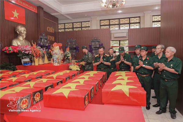 胡志明市拟于8月为黎氏莲公园归集的烈士遗骸举行追悼安葬仪式