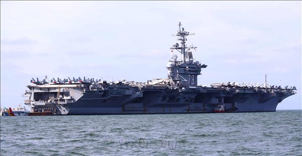US Navy Carrier Strike Group visits Da Nang