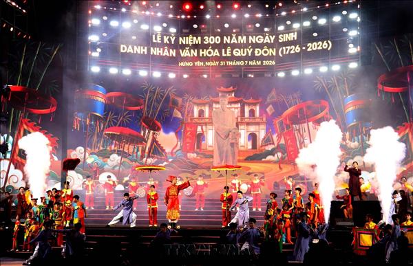 Lễ ​Kỷ niệm cấp quốc gia 300 năm ngày sinh Danh nhân văn hóa Lê Quý Đôn