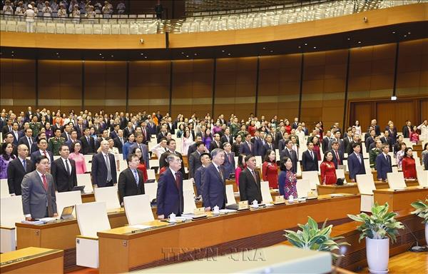 Inauguran primera reunión extraordinaria de XVI Legislatura de Asamblea Nacional de Vietnam