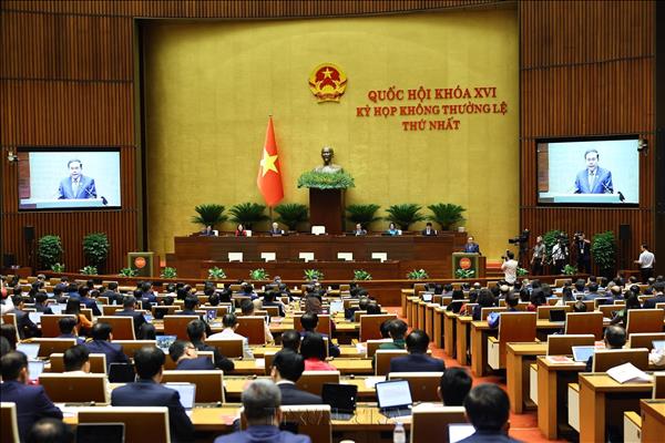 Khai mạc Kỳ họp không thường lệ thứ nhất, Quốc hội khoá XVI