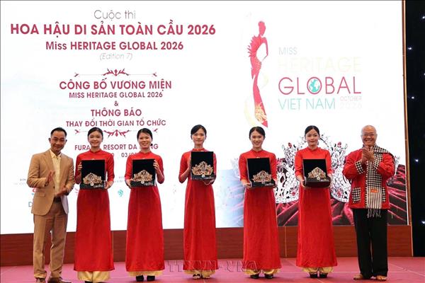 Đà Nẵng đăng cai chung kết Hoa hậu Di sản Toàn cầu 2026, quy tụ hơn 40 đại diện quốc gia và vùng lãnh thổ