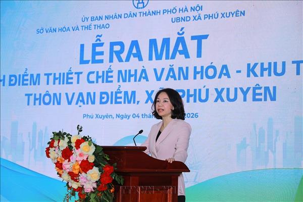 Hà Nội ra mắt mô hình thí điểm nâng cao hiệu quả hoạt động nhà văn hóa cơ sở