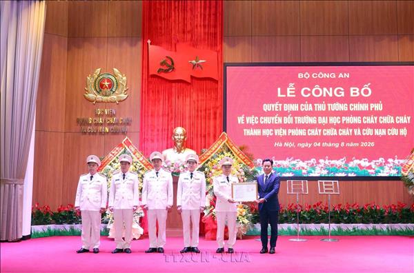 Mở rộng sứ mệnh đào tạo lực lượng phòng cháy chữa cháy và cứu nạn cứu hộ