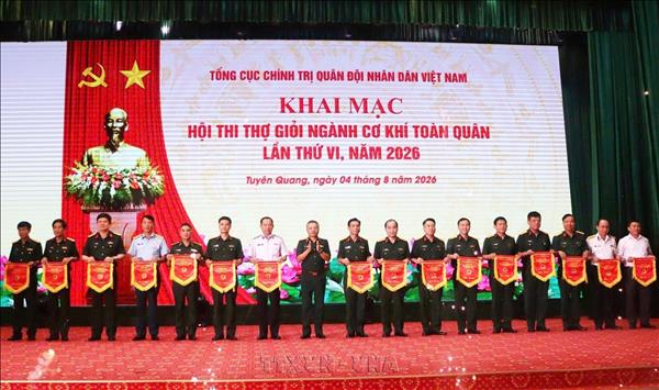 Khai mạc Hội thi Thợ giỏi ngành Cơ khí toàn quân lần thứ VI