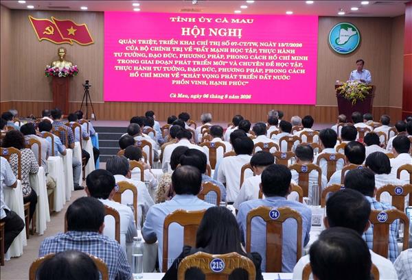 Cà Mau: Học và làm theo Bác phải tạo chuyển biến bằng kết quả cụ thể