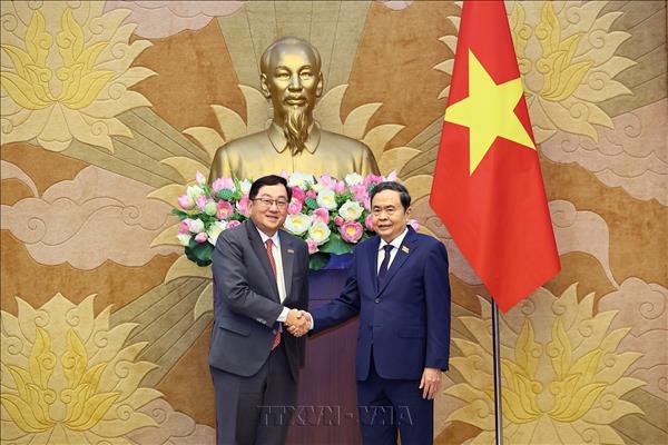 Chủ tịch Quốc hội Trần Thanh Mẫn tiếp Đại sứ Malaysia Tan Yang Thai chào từ biệt 