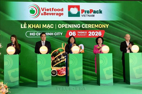 Khai mạc Triển lãm quốc tế chuyên ngành thực phẩm, đồ uống và công nghệ chế biến