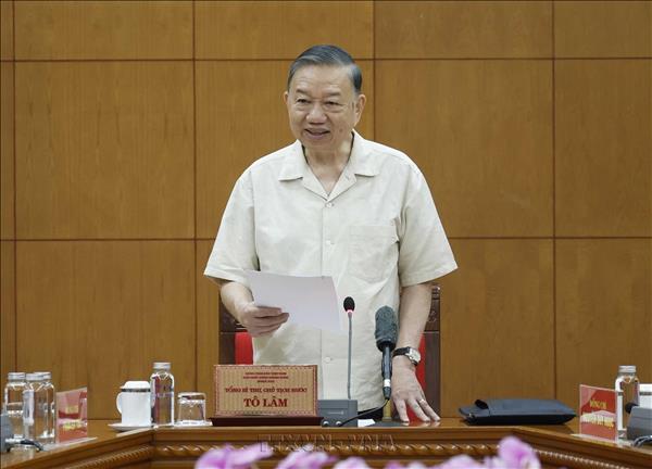 Генсек, Президент То Лам: необходимо обновить подходы к территориальному планированию и развитию инфраструктуры